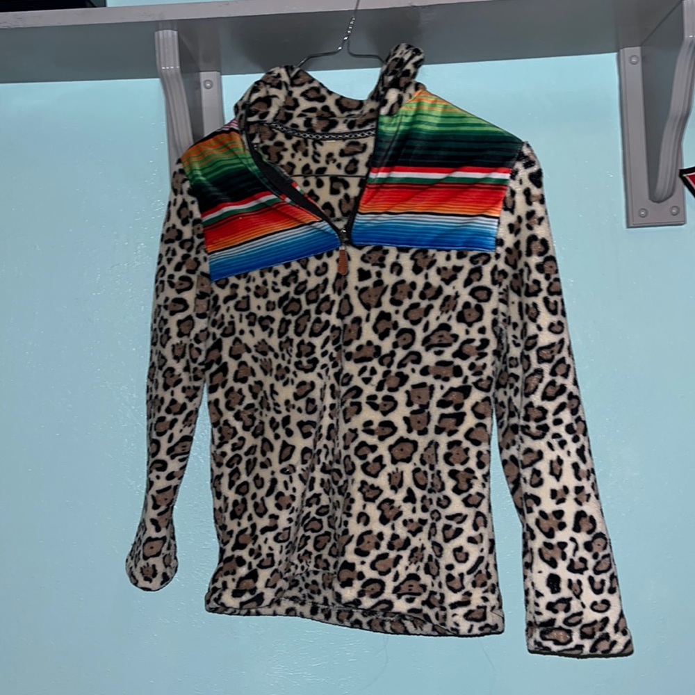 Cheetah Serape Pullover